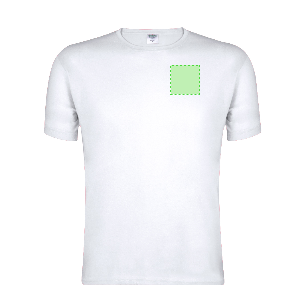 Adult White T-Shirt "keya" MC180
