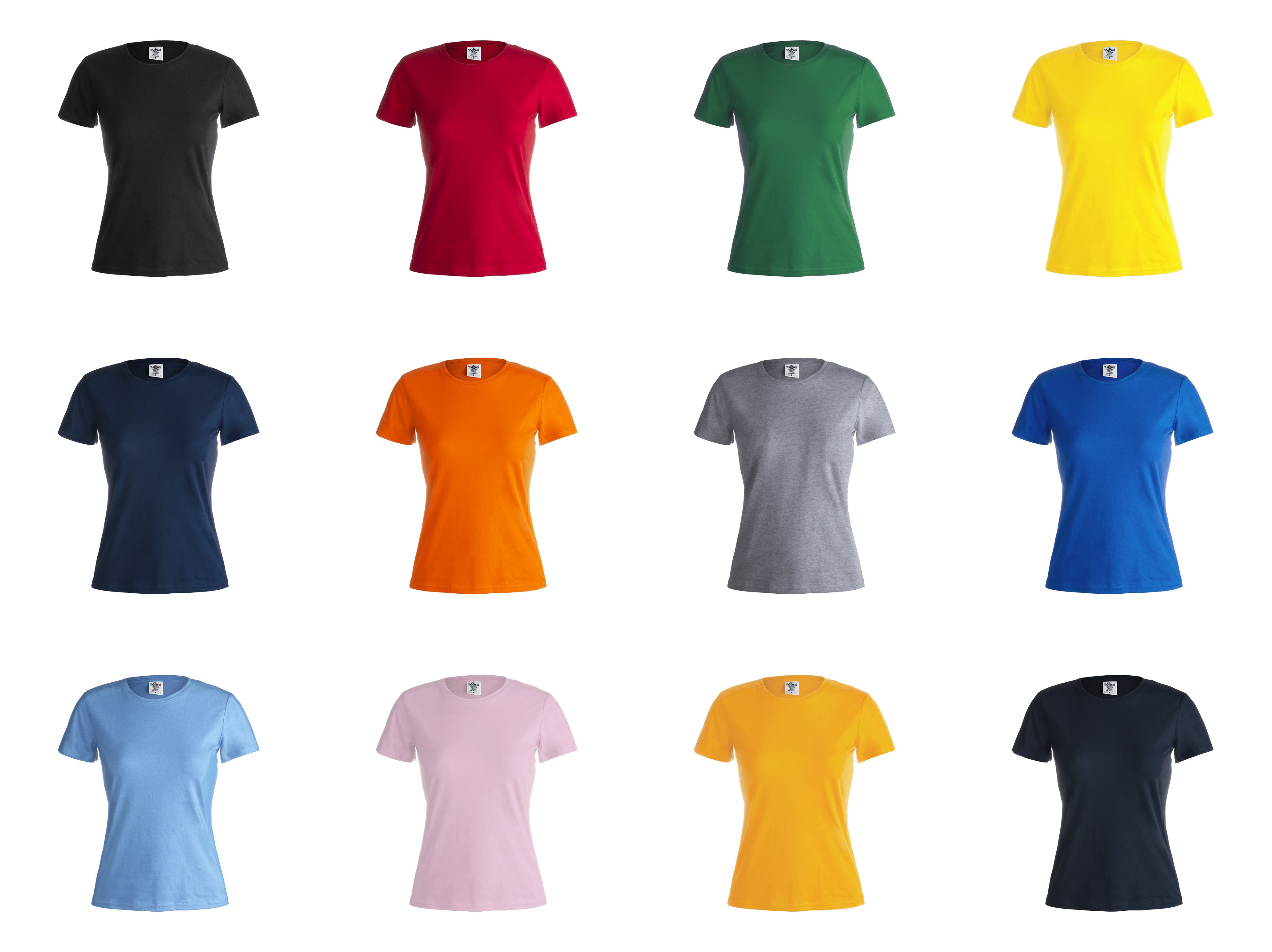 Kleuren Dames T-Shirt "keya" WCS150 GROEN