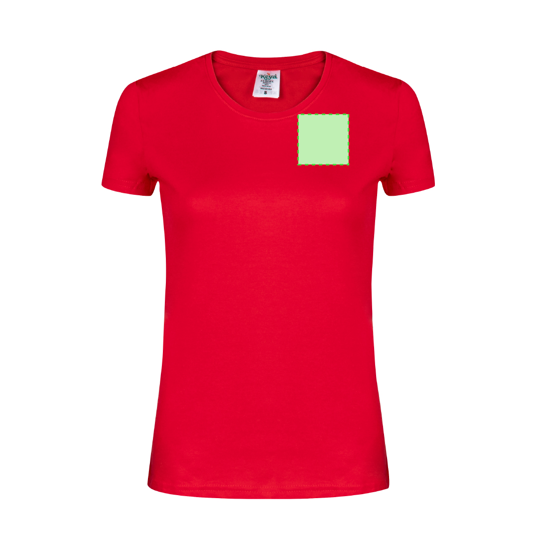 Kleuren Dames T-Shirt "keya" WCS180